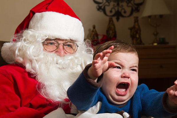 Защо децата се страхуват от Дядо Коледа