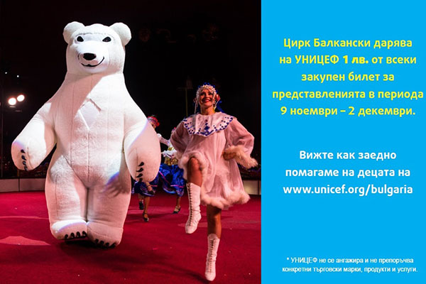 Магията на доброто идва с благотворителни спектакли на цирк „Балкански“