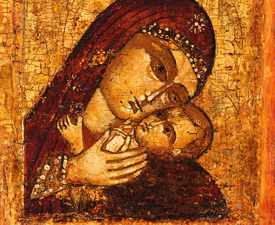Богородица и младенеца