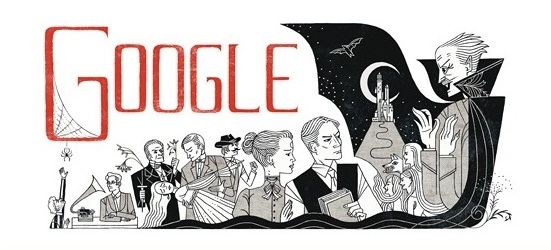 google doodle Dracula