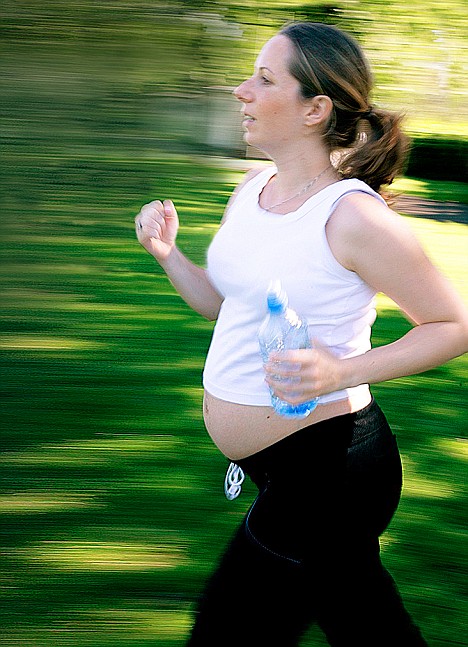 running-pregnant