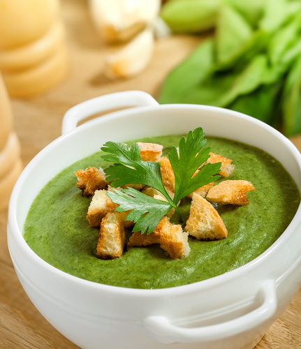 Пролетен код зелено: Витаминозна супа без варене
